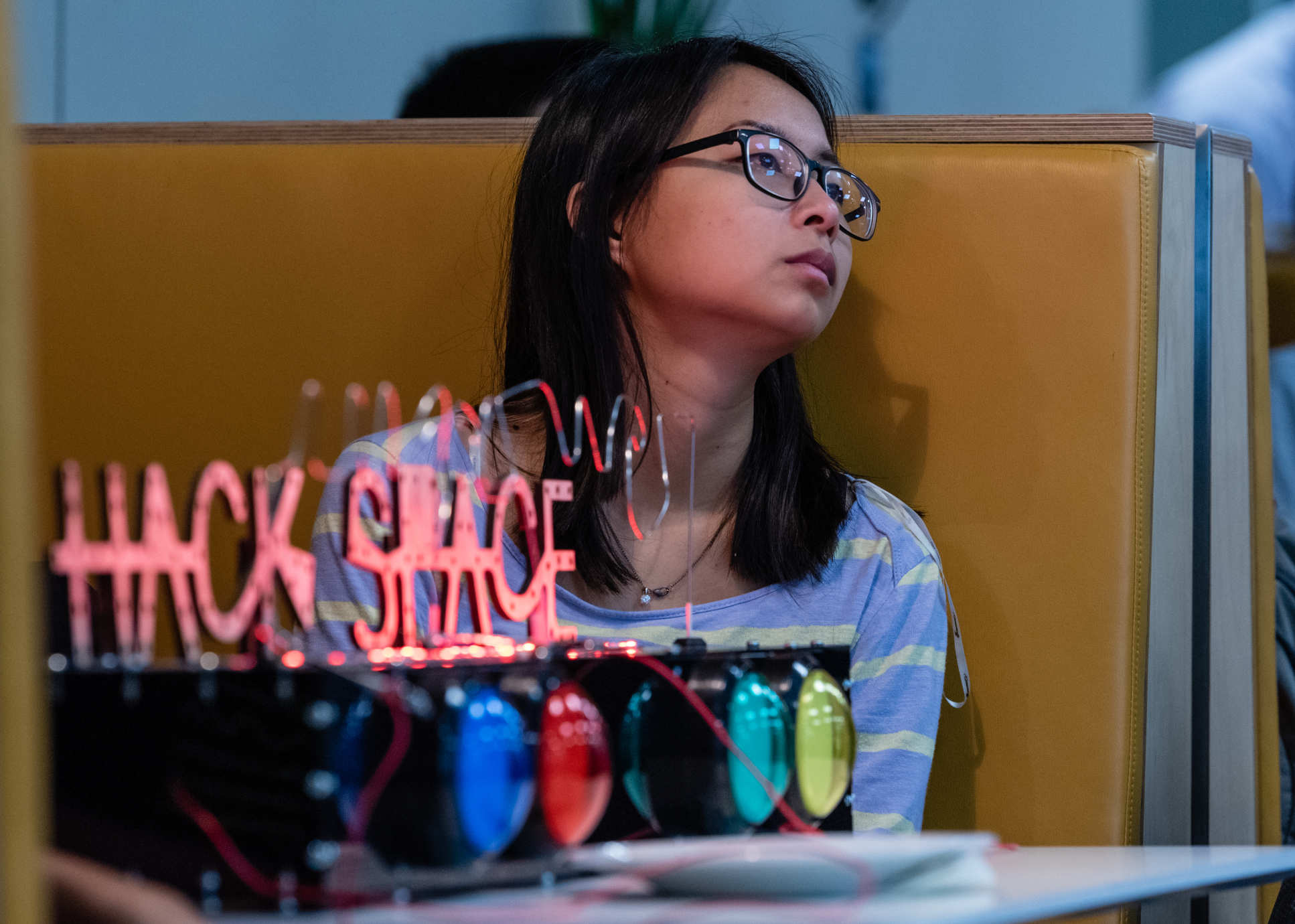 Woman at the Hackspace Open House