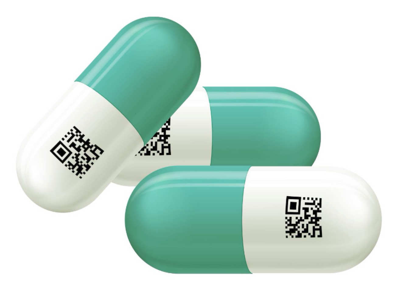 Drugs printed with QR codes