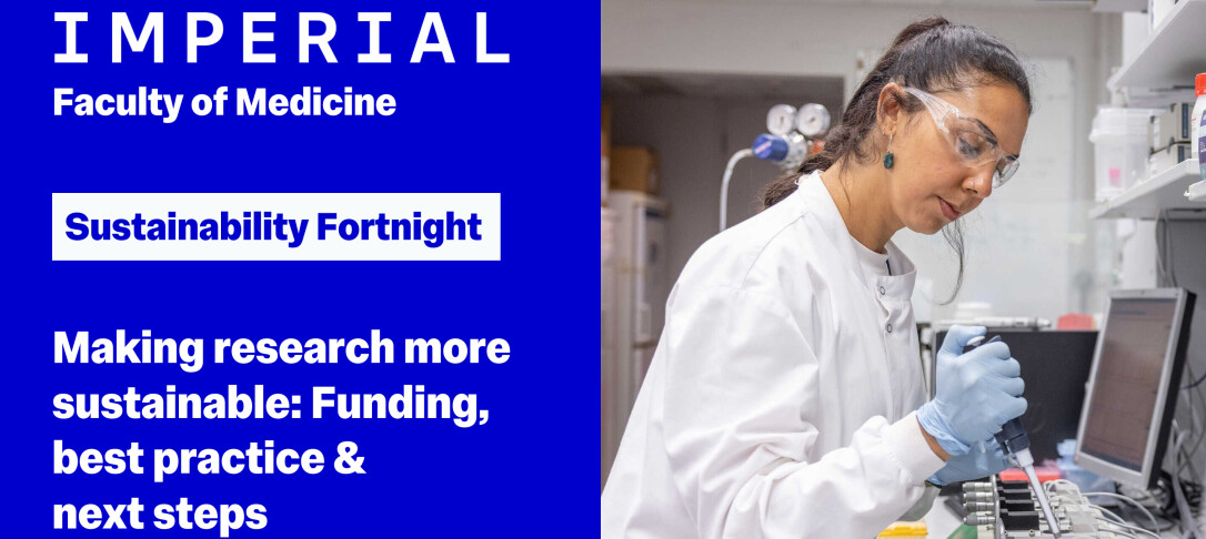 Making research more sustainable u2013 funding, best practice 