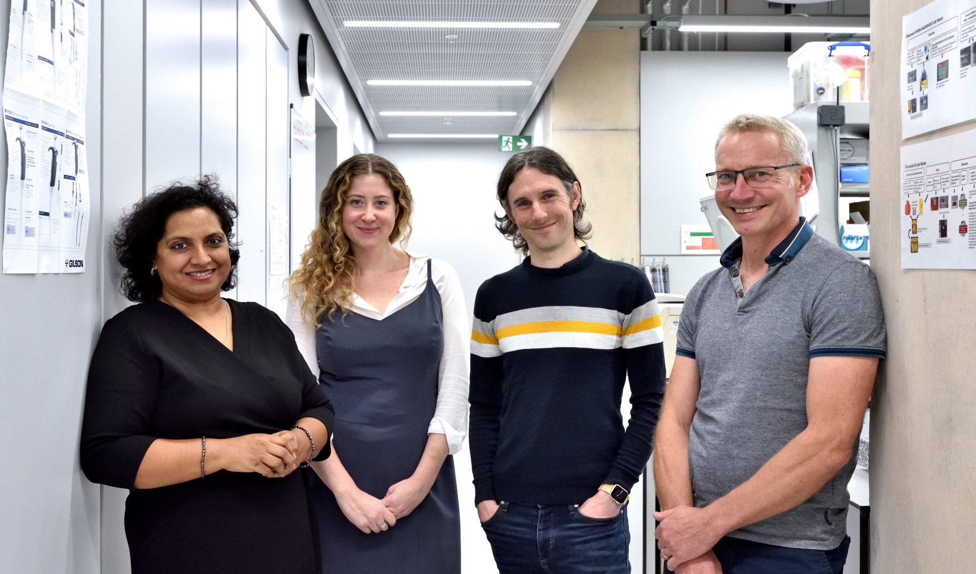 Hima Chouhan, Kayla Schulte, Andrew Grieve, Dr Ben Barratt, from the Breathe London team at Imperial.