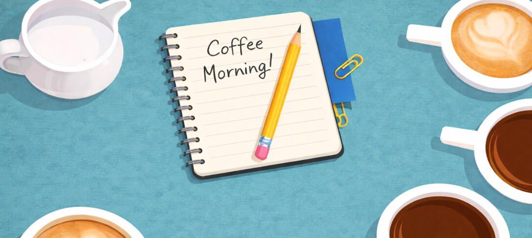 Coffee morning illustration
