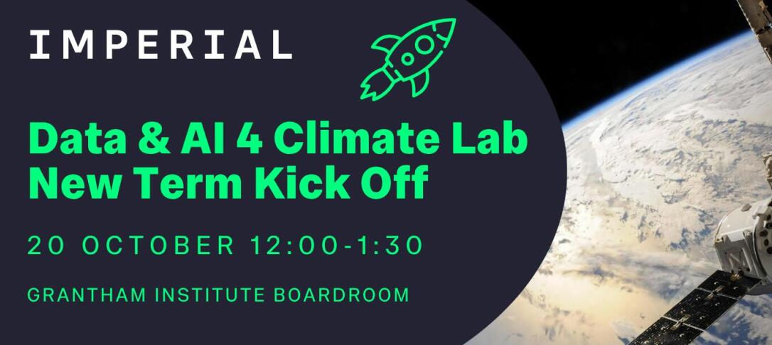 Data & AI 4 Cllimate new term kick off banner