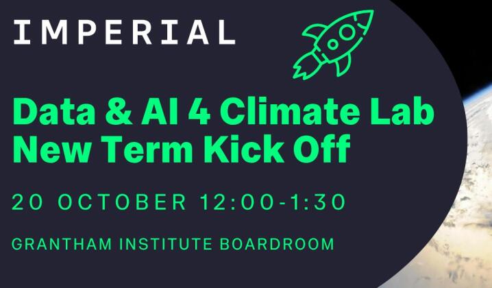 Data & AI 4 Cllimate new term kick off banner