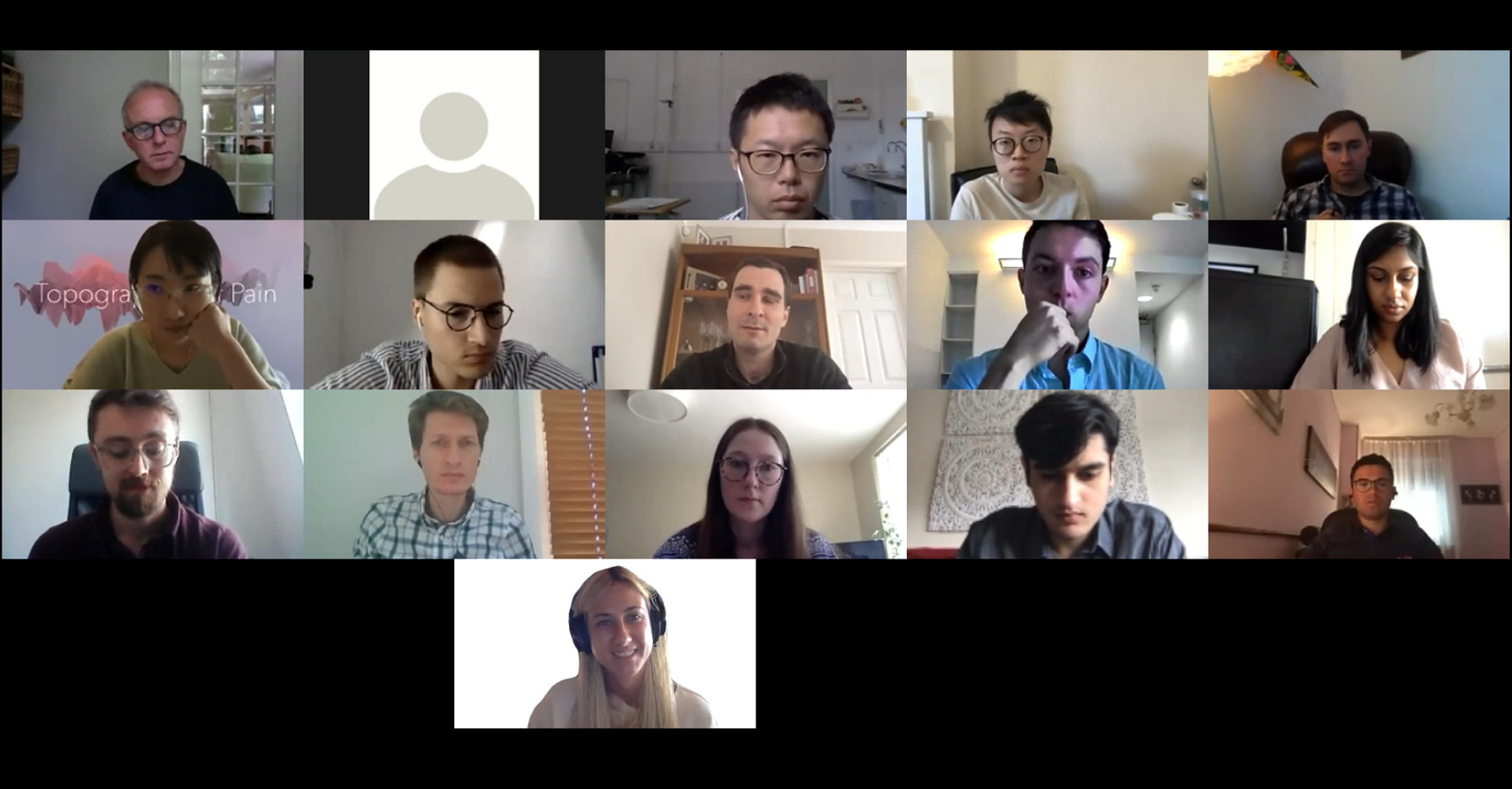 The MedTech SuperConnector Cohort in 2020 having their first session via Zoom