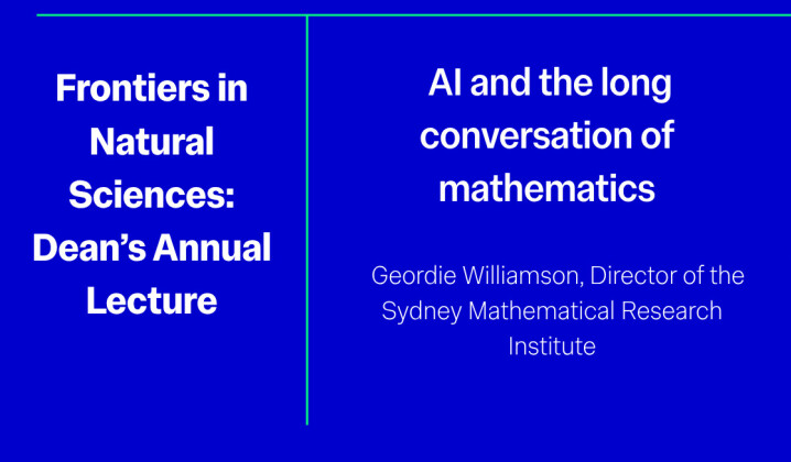 Frontiers in Natural Sciences: A dékán évi előadása – Az AI és a matematika hosszú párbeszéde