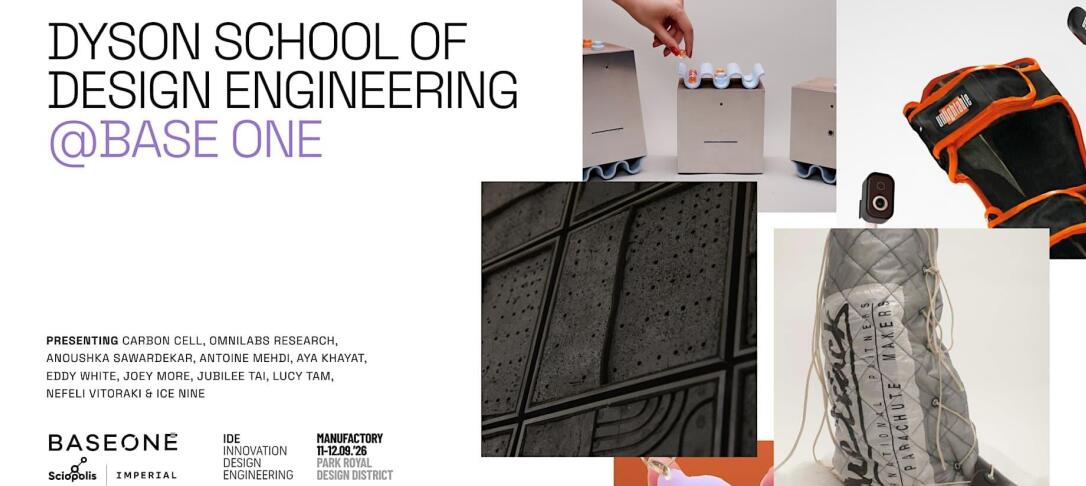 Flyer advertising Dyson School of Design