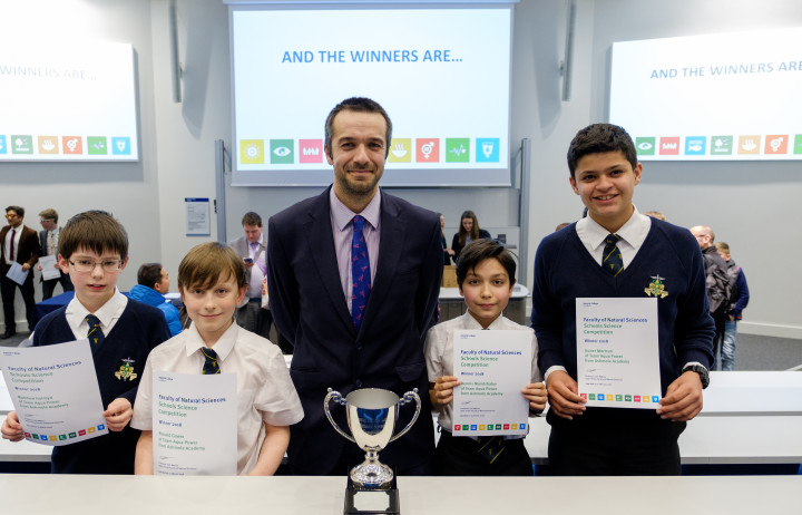 Winners of the schools science competition
