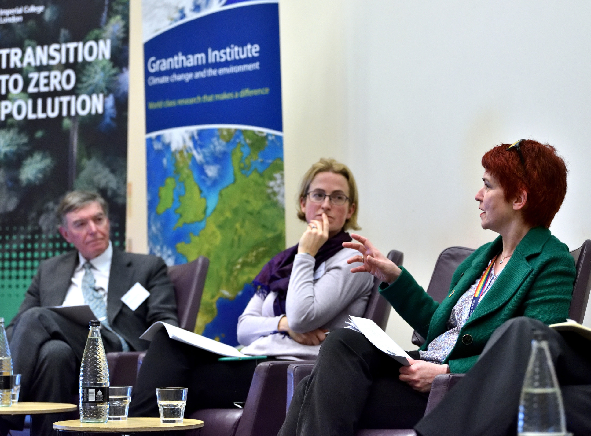 Phillip Dunne, Hannah White & Professor Mary Ryan on the panel