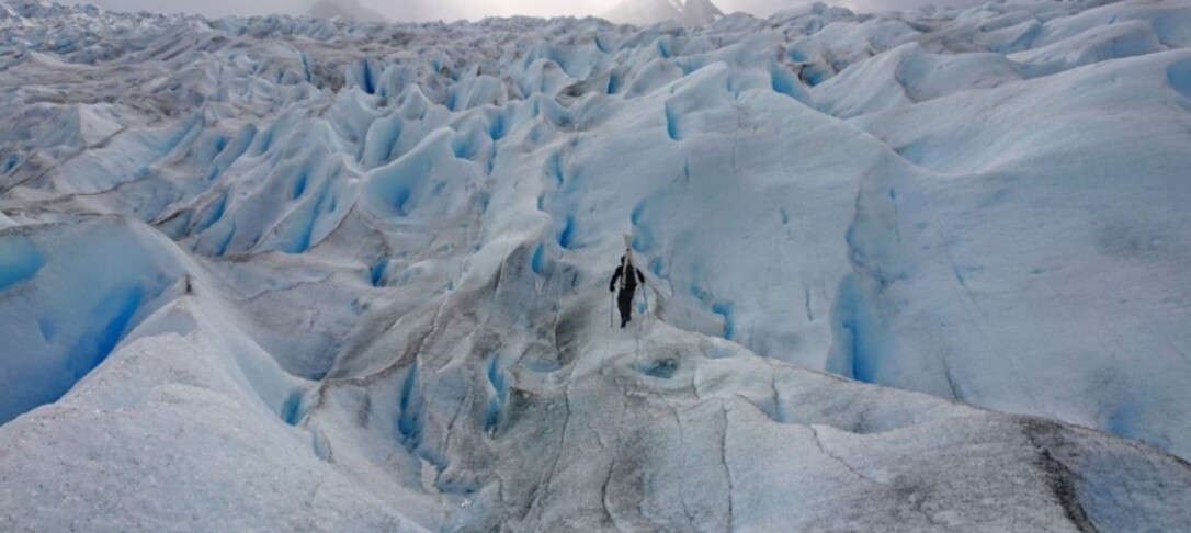 Image of glacierized mountainous area.
