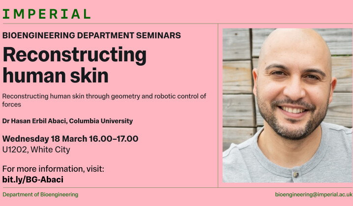 Bioengineering Department Seminar with Dr Hasan Erbil Abaci | Events ...