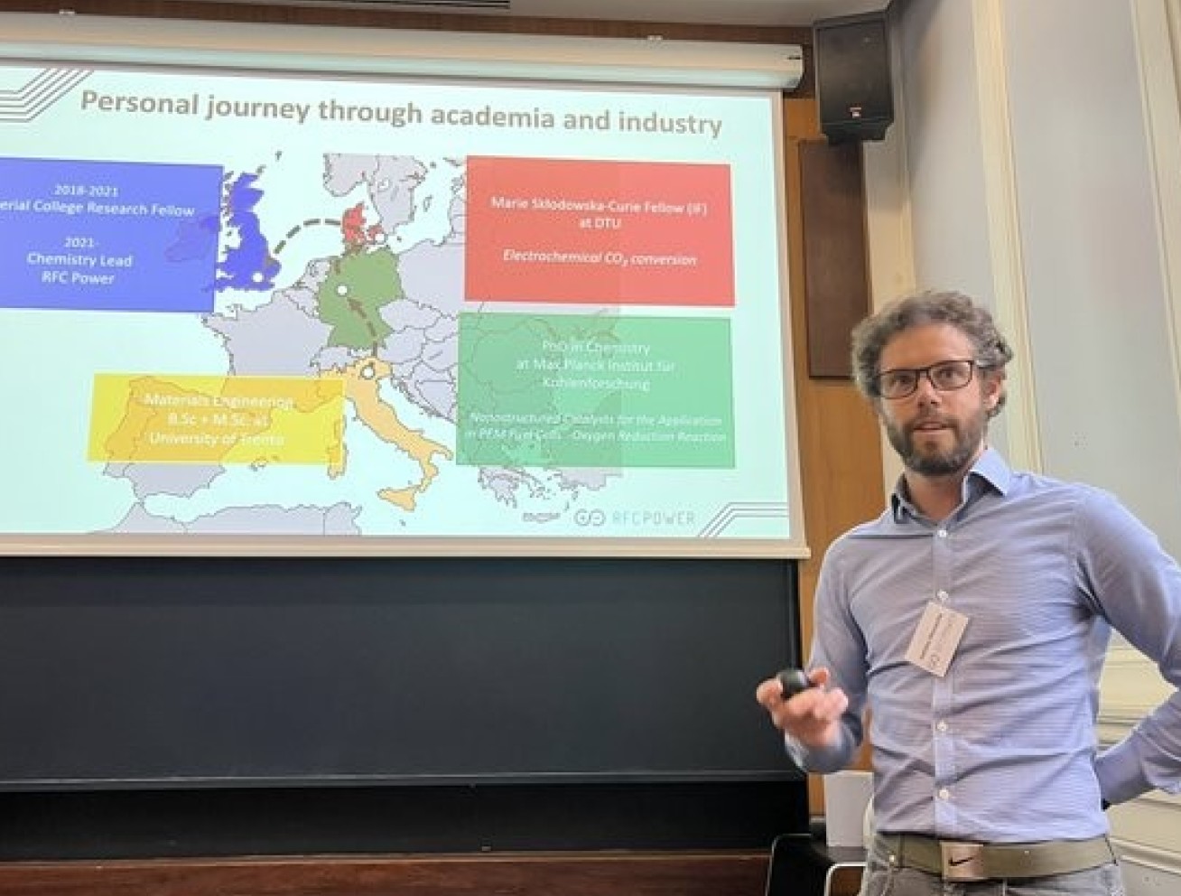 Industry partners visit for Electrochemistry Network Industry Day