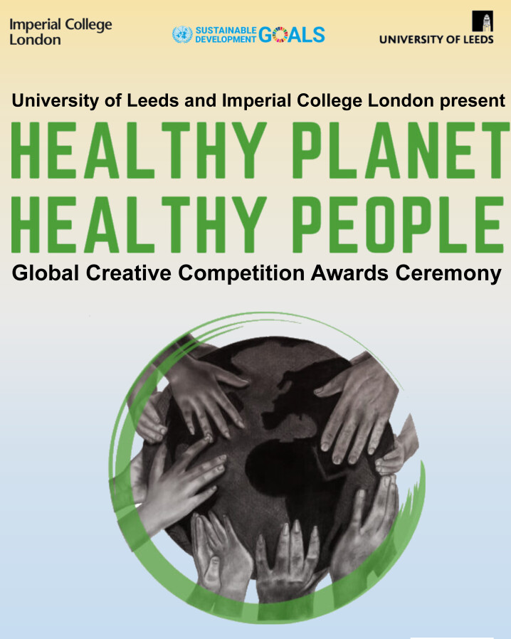 Healthy planet healthy people event flyer