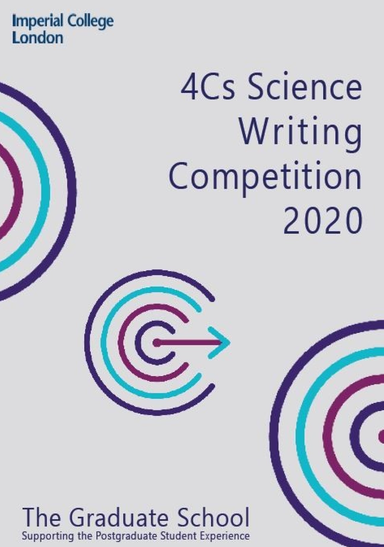 A poster for the 4Cs Science Writing Competition 2020
