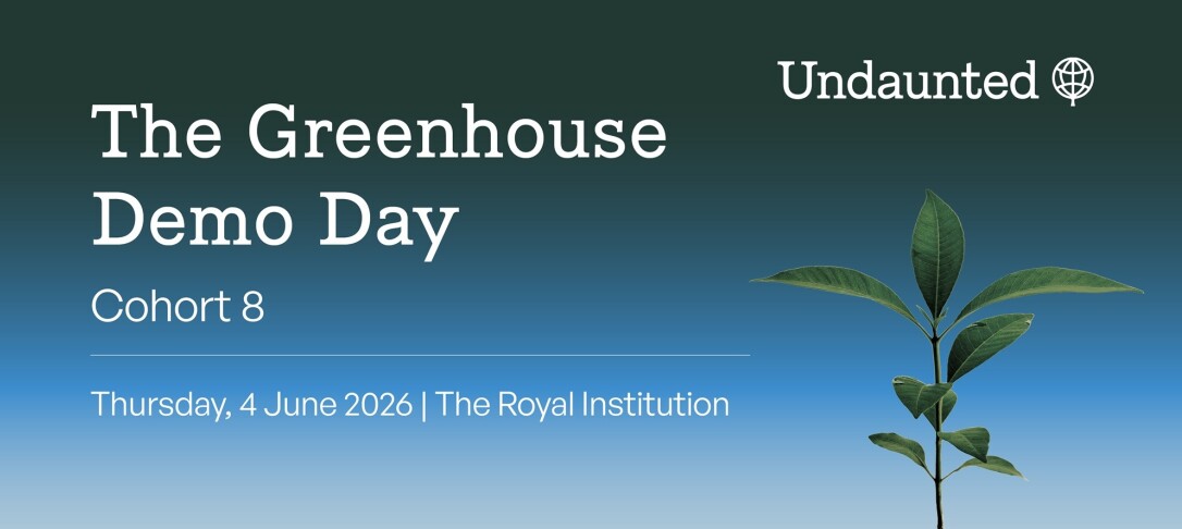 The Greenhouse Demo Day Cohort 8: Thursday 4 June 2026 at The Royal Institution