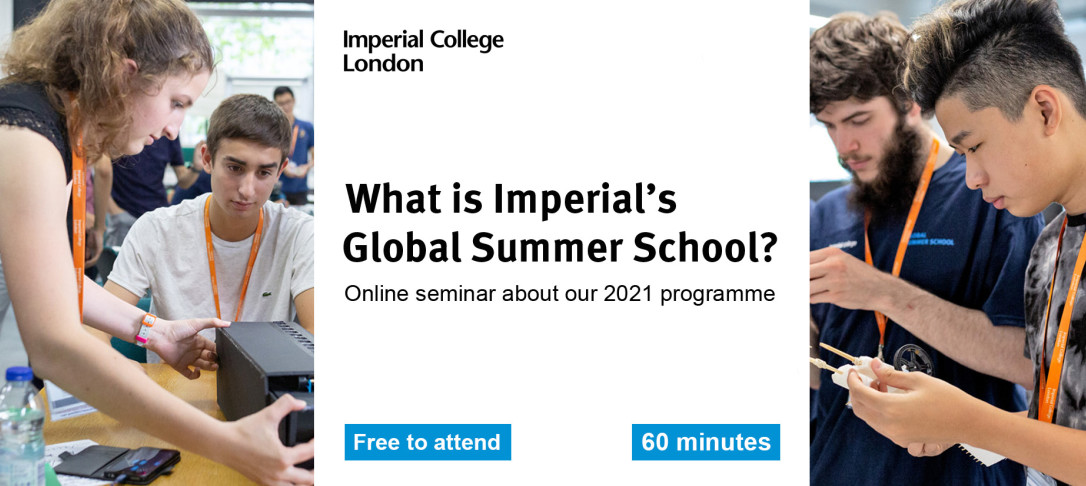 Imperial Global Summer School - Webinar - 2021