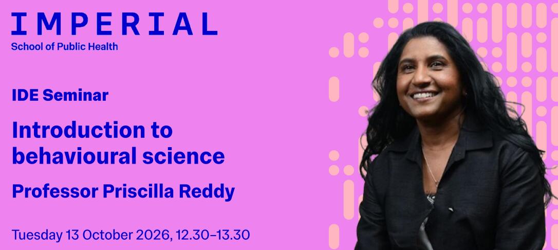 IDE Seminar Prof Priscilla Reddy