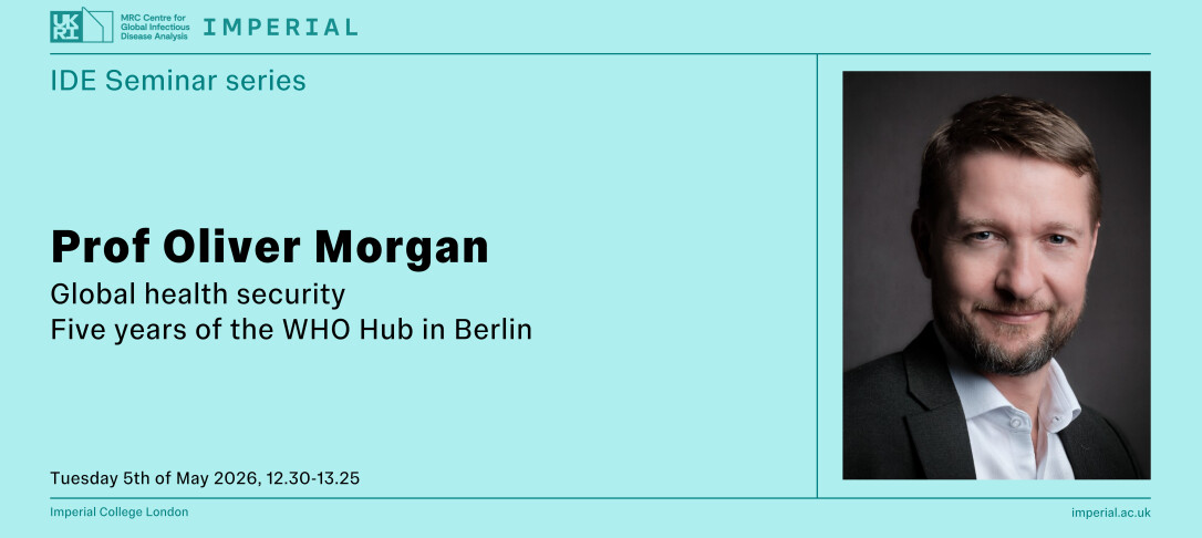 IDE Seminar Prof Oliver Morgan