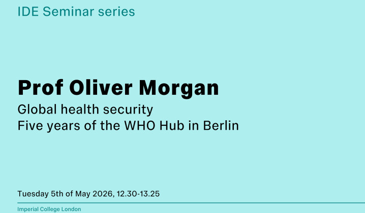 IDE Seminar Series – Prof Oliver Morgan