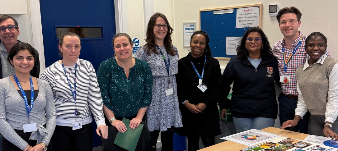 Group photo of attendees at a Climate Fresk workshop