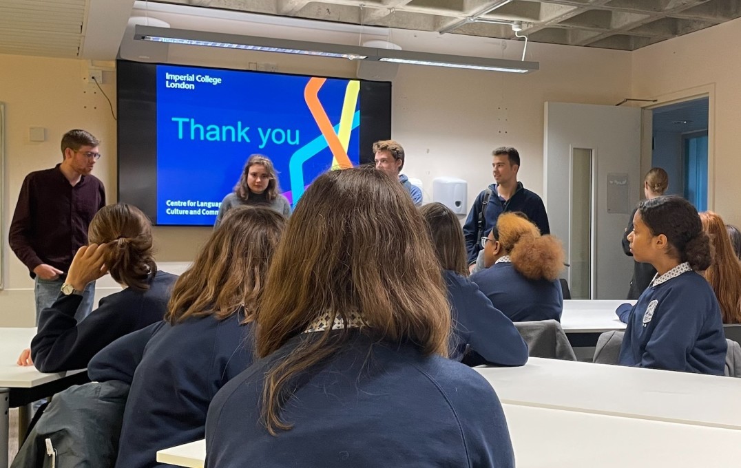 pupils listen in classroom