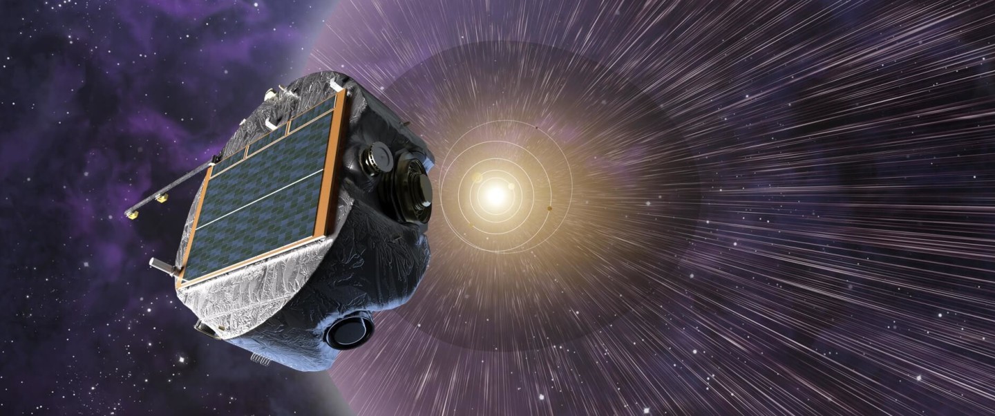 Illustration of the spacecraft observing the sun