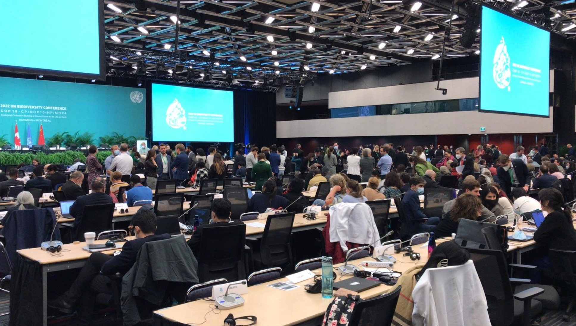 Delegates at the COP15 conference in Montreal