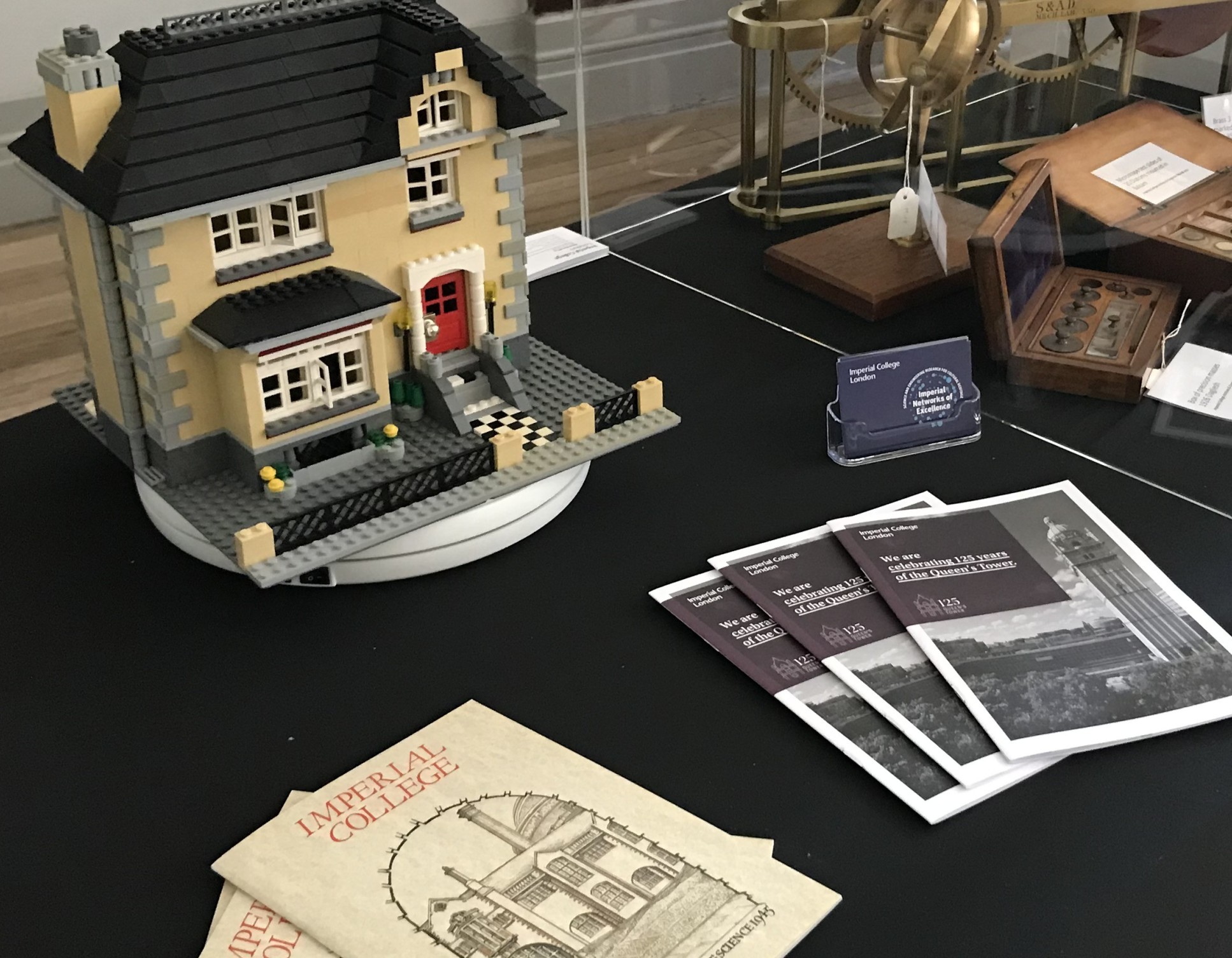 Materials degraded with age: Lego, historical paper pamphlets and scientific instruments