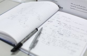 Image of a lab book for illustration only