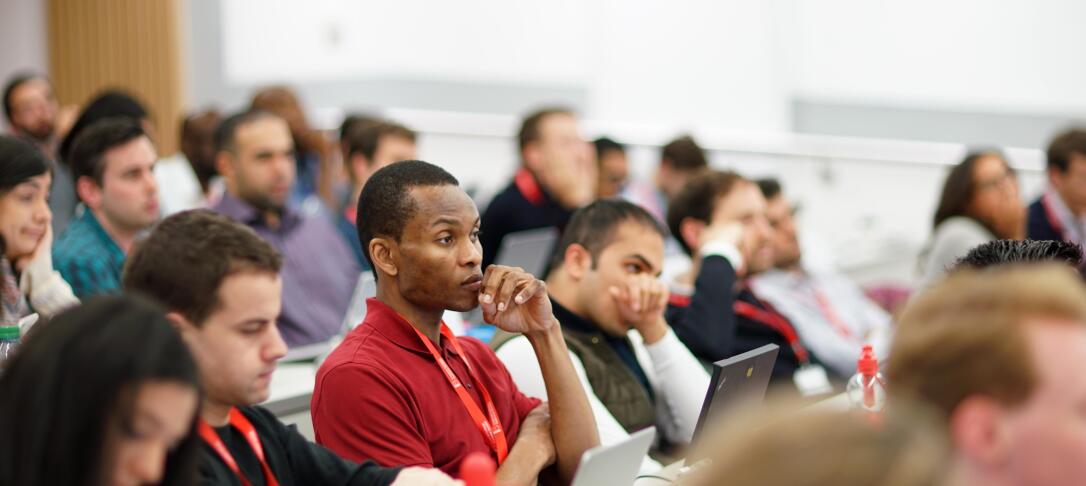 students in a lecture.