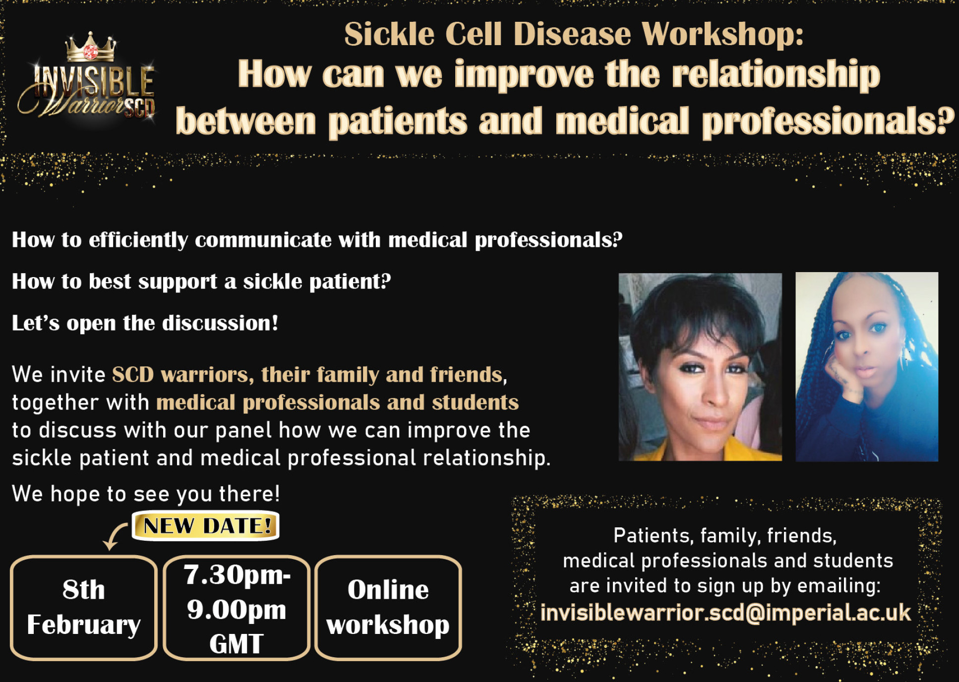Sickle Cell Disease workshop flyer