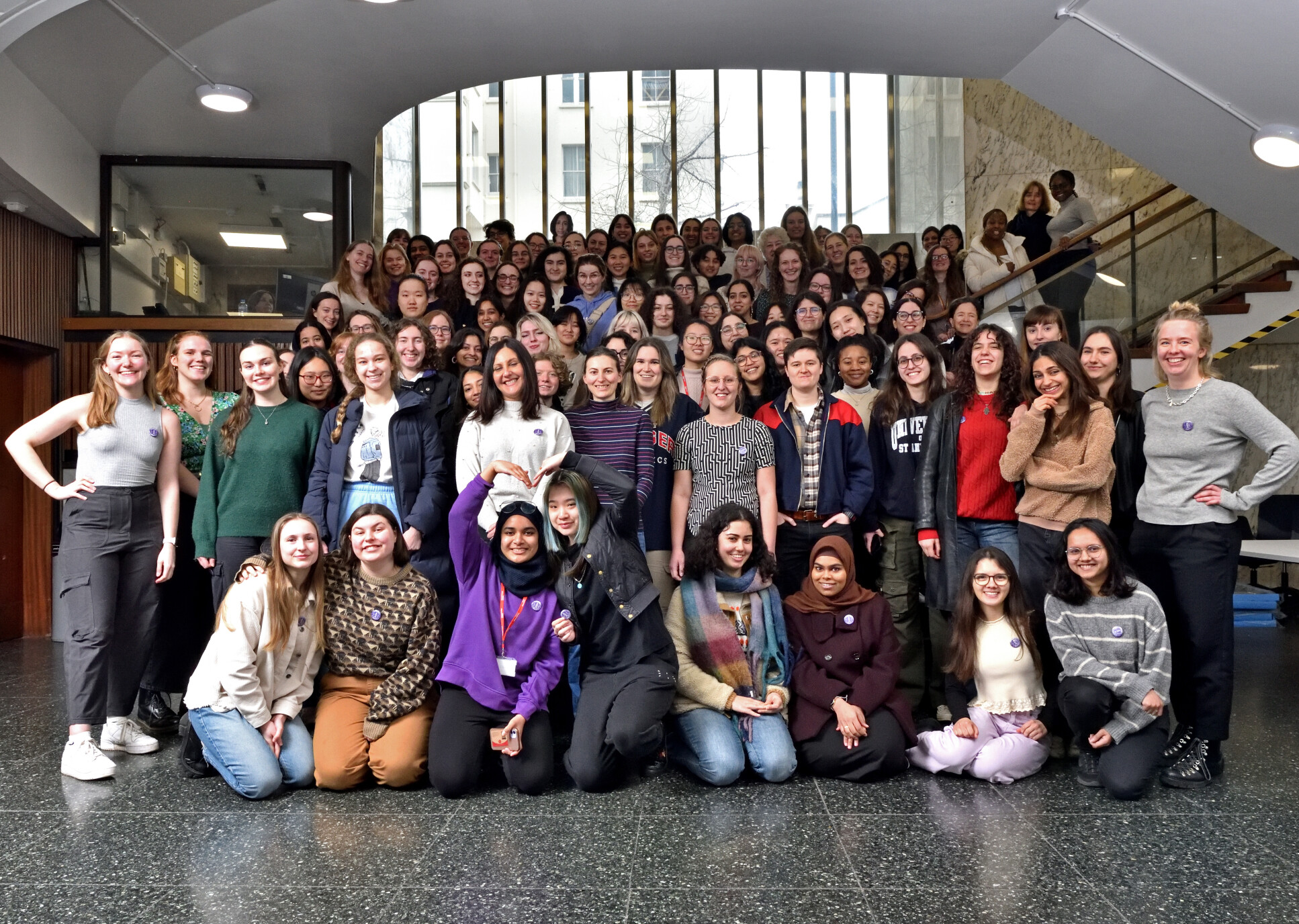 Members of the Physics Department gathered to celebrate International Women’s Day. 