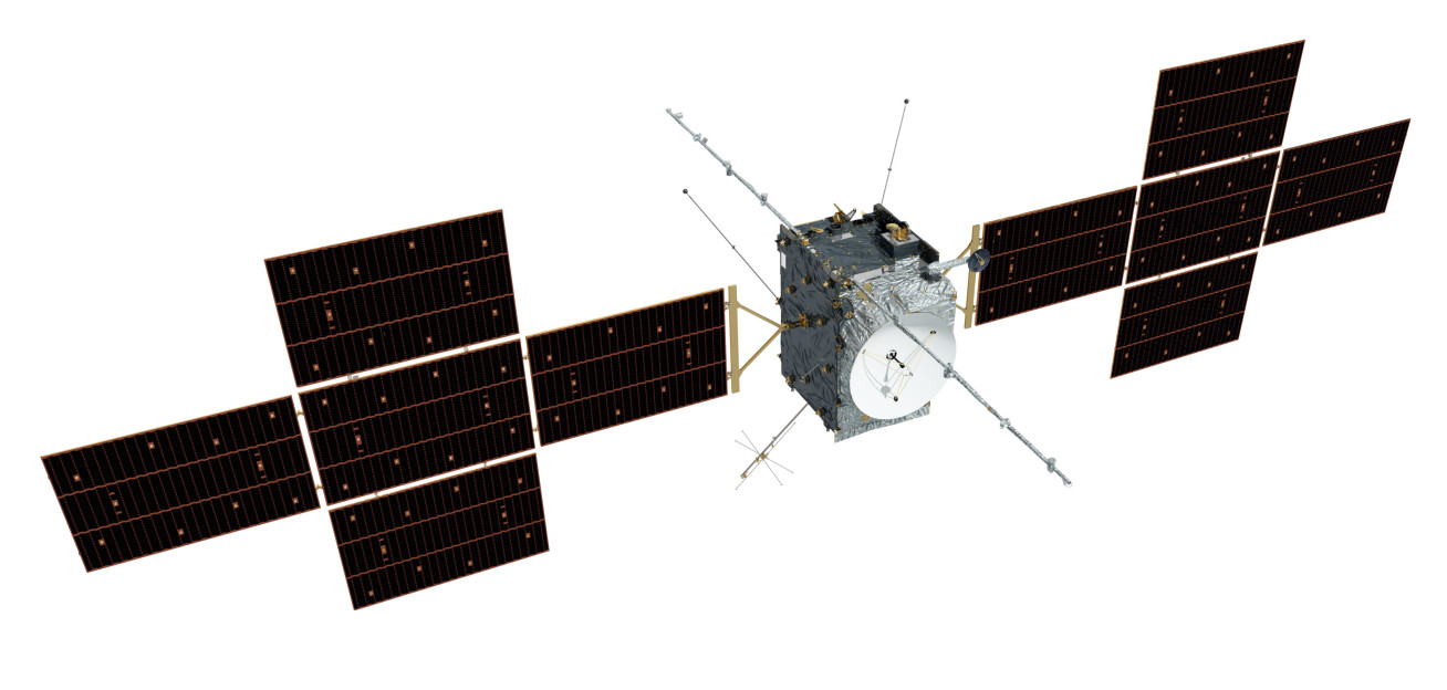 Illustration of the JUICE spacecraft