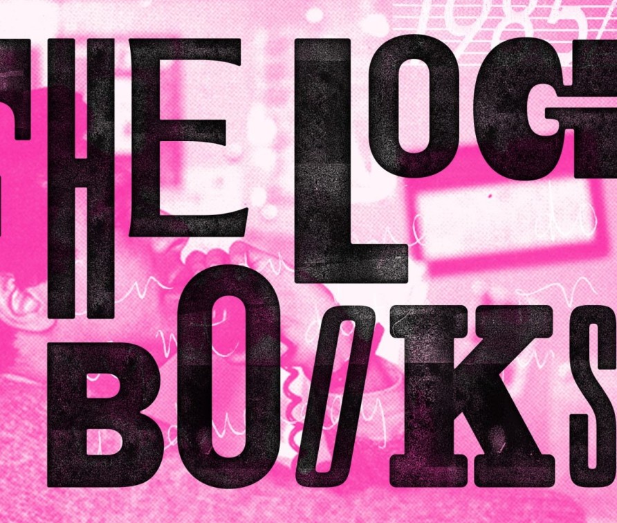 Pink banner that says 'The Log Books season two - listen and subscribe wherever you get your podcasts'