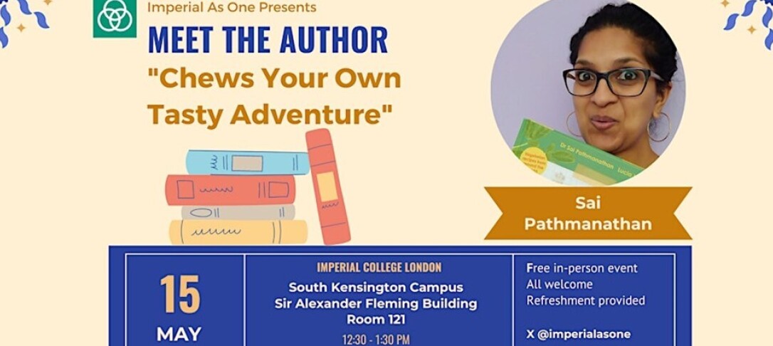 Meet the author with Sai Pathmanathan