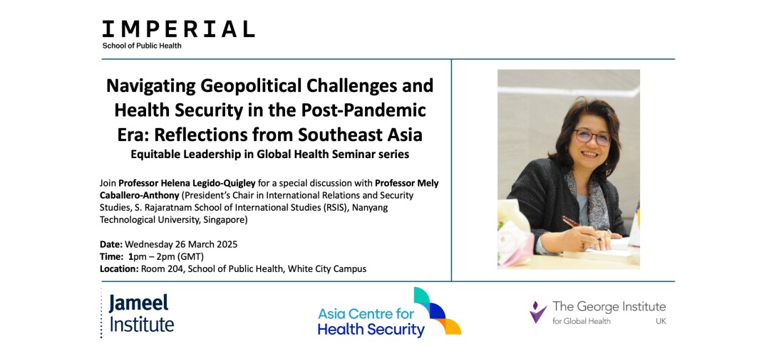 Poster with details of event