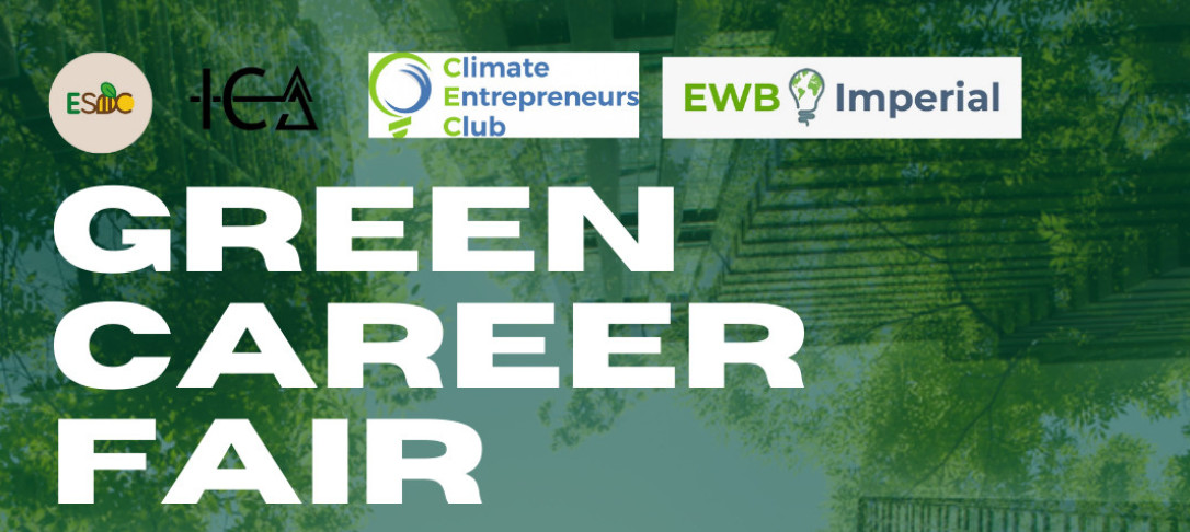Green Career Fair. 26 January. 4-7pm. Queen's Tower Rooms