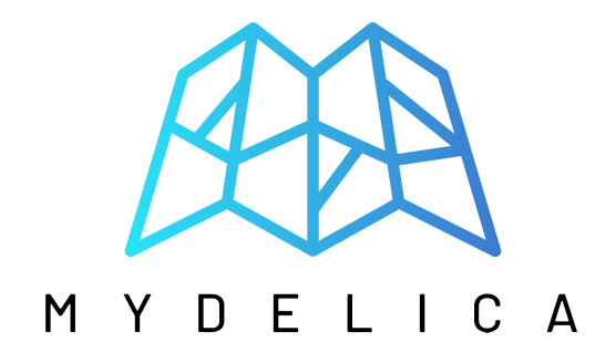 MyDelica logo BW