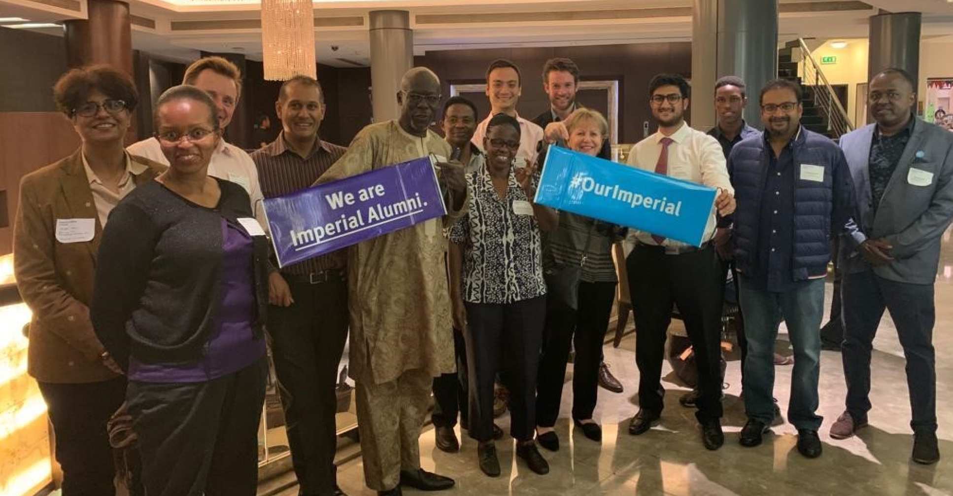 Professor Dallman also hosted an event in Nairobi