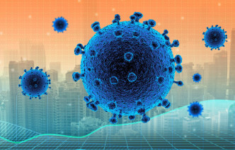 Coronavirus on top of a graph