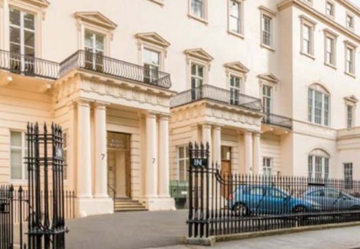 Carlton House, the home of the Royal Society