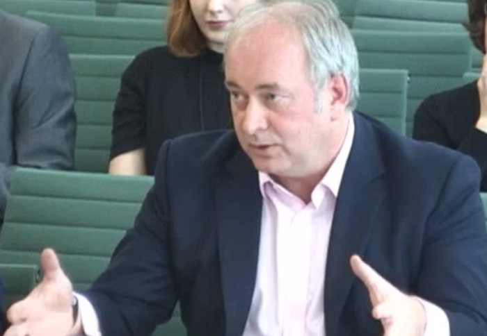 Vice-Provost (Research and Enterprise) Professor Nick Jennings giving evidence to the Commons Science and Technology Committee