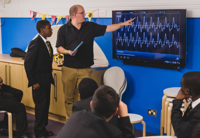 Mike Poyser from the Royal Albert Hall at a workshop