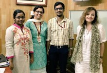 Dr Esmita Charani returns from research collaboration in Bangladesh and India