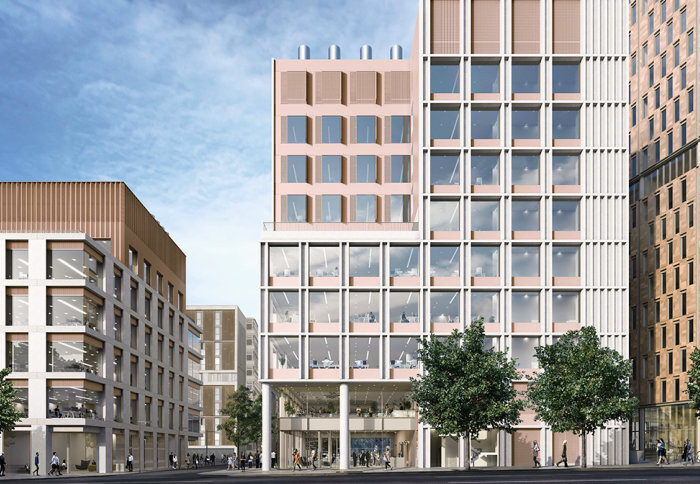 A CGI of the new School of Public Health