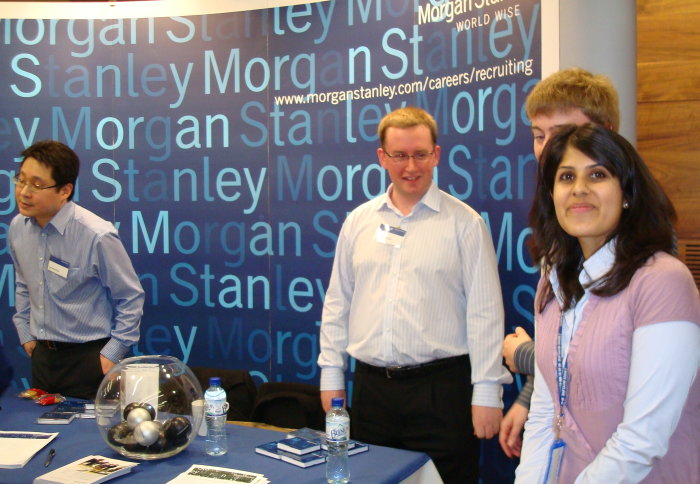 Morgan Stanley at a previous fair