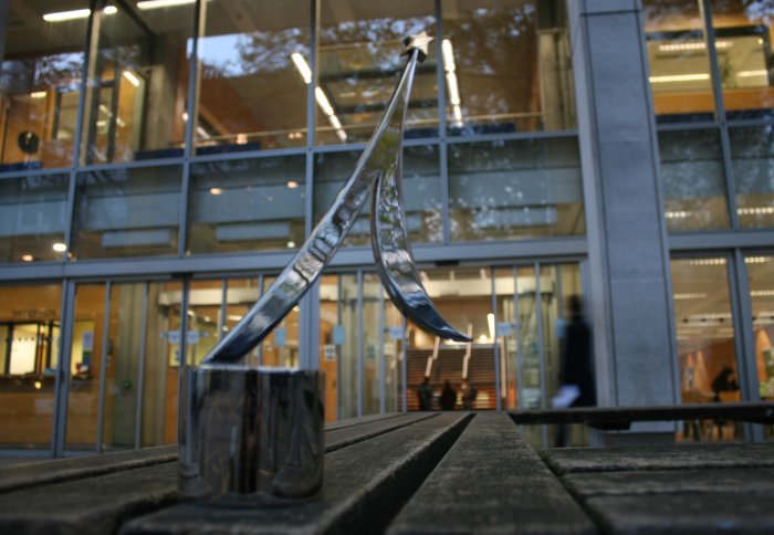 The ASPIRE award outside the Sir Alexander Fleming Building, South Kensington campus