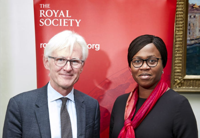 Dr Julia Makinde with Norman Lamb MP