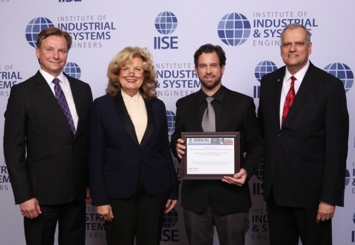 Dr Michel-Alexandre Cardin and Dr Aakil M. Caunhye receive the 2019 Best Application Paper Award in Design & Manufacturing