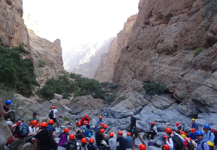Oman field trip with ESE Petroleum Geoscience Students