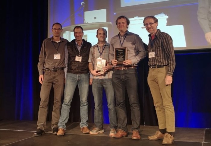 Award ceremony at SOSP 2019 in Huntsville, Canada